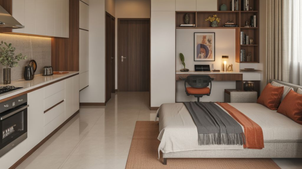 Rooms with kitchen in Karnal